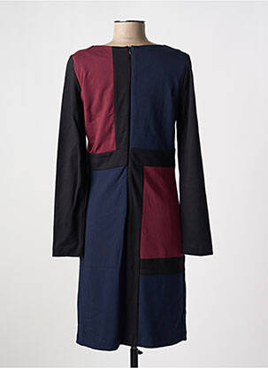 Robe mi-longue manches longues manches longues rouge PAUL BRIAL femme