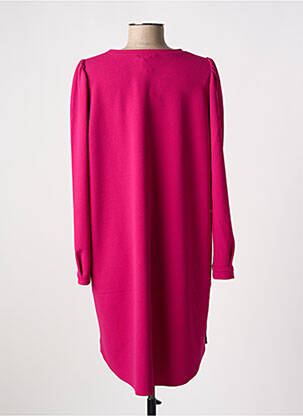 Robe courte manches longues manches longues rose DIVAS femme