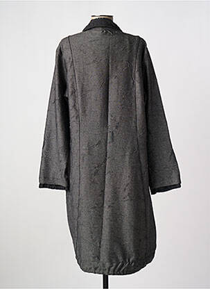 Manteau long coupe cintrée sans capuche gris OLIVER JUNG femme