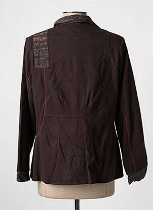 Blazer poches marron JEAN GABRIEL femme