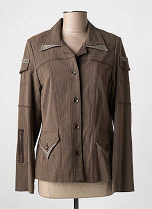 Blazer poches marron FRED SABATIER femme