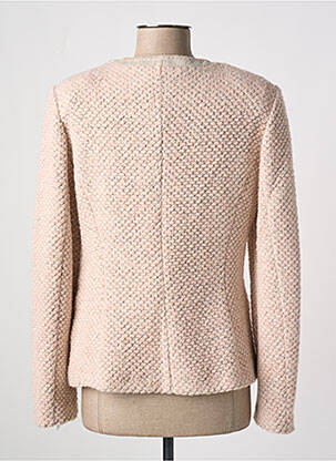 Veste chic poches rose ROFA FASHION GROUP femme