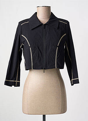Boléro manches longues noir LAUREN VIDAL femme