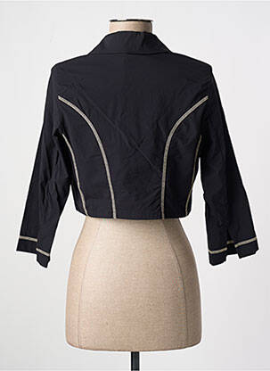 Boléro manches longues noir LAUREN VIDAL femme