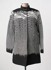 Manteau long noir PAUL BRIAL pour femme seconde vue