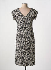 Robe mi-longue noir ESCORPION pour femme seconde vue