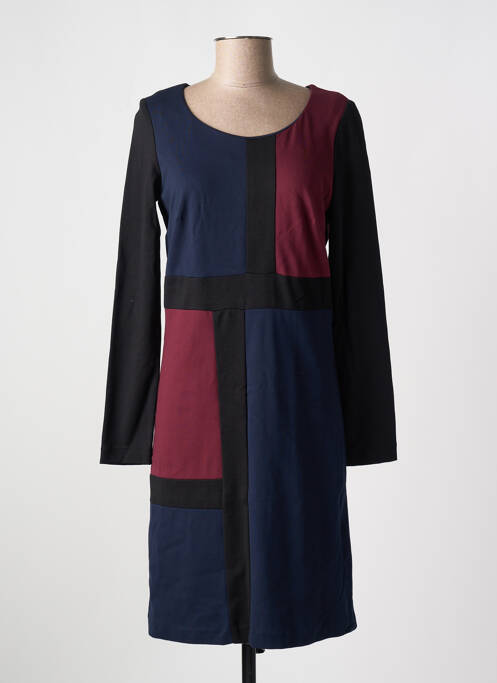 Robe mi-longue manches longues manches longues rouge PAUL BRIAL femme