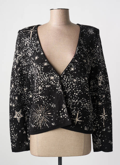 Gilet manches longues noir LE PETIT BAIGNEUR pour femme