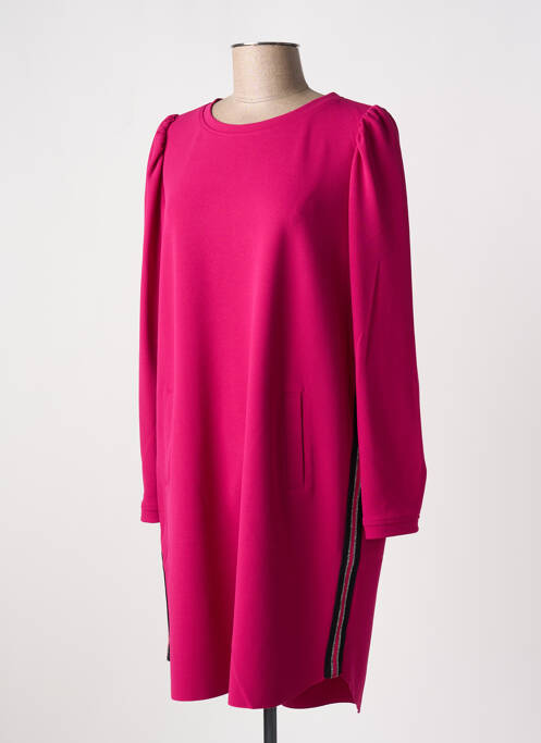 Robe courte rose DIVAS pour femme