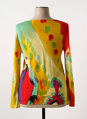 Gilet manches longues coupe cintrée jaune OLIVIER PHILIPS femme