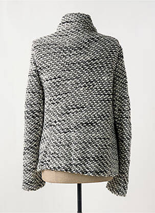 Manteau court manches longues sans capuche gris FUCHS SCHMITT femme