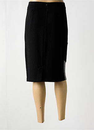 Jupe mi-longue stretch noir DIAMBRE femme