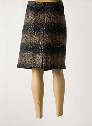 Jupe mi-longue taille normale noir PAUL BRIAL femme