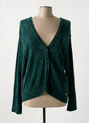 Gilet manches longues vert LE PETIT BAIGNEUR pour femme seconde vue