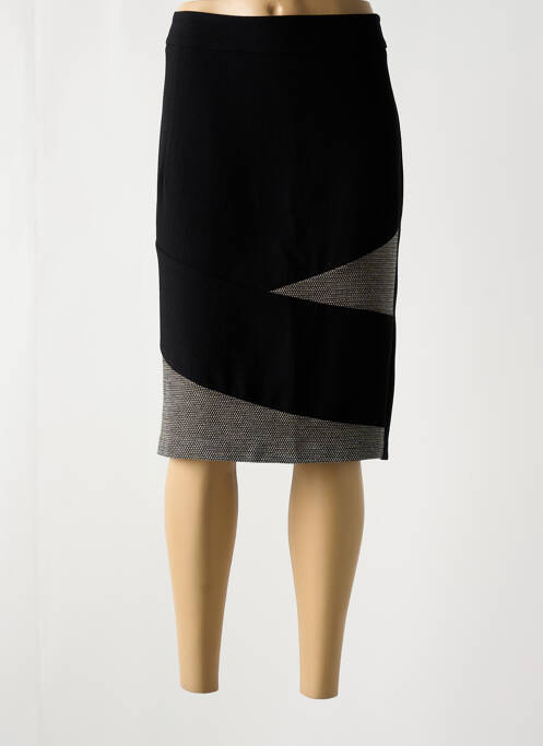 Jupe mi-longue taille normale noir DIAMBRE femme