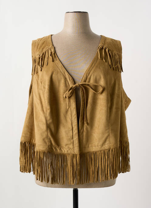 Gilet sans manche marron KJBRAND pour femme