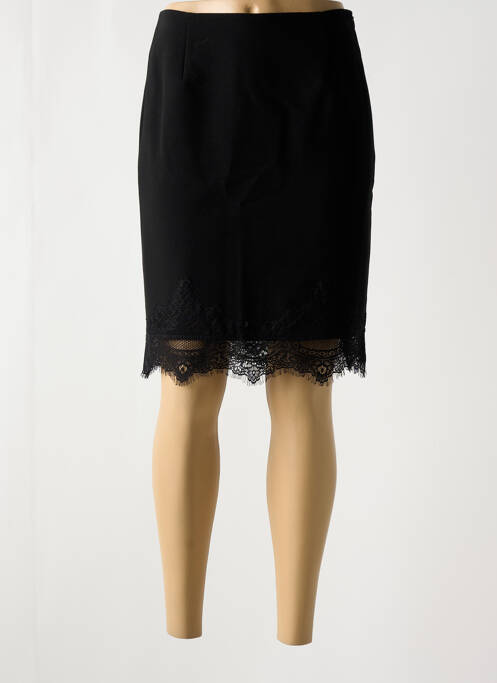 Jupe mi-longue noir LAUREN VIDAL pour femme