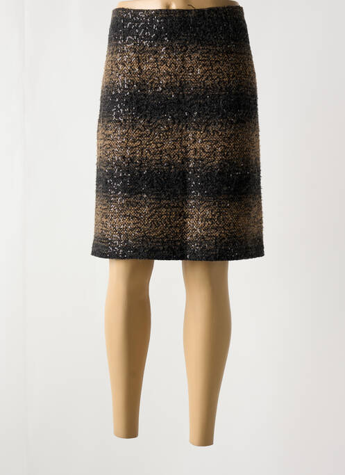 Jupe mi-longue noir PAUL BRIAL pour femme