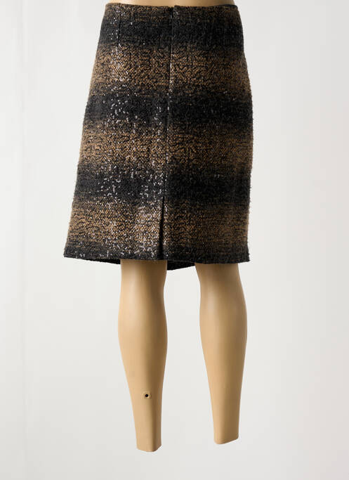 Jupe mi-longue noir PAUL BRIAL pour femme