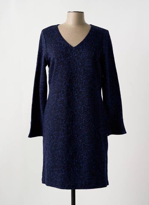 Robe mi-longue bleu DIVAS pour femme