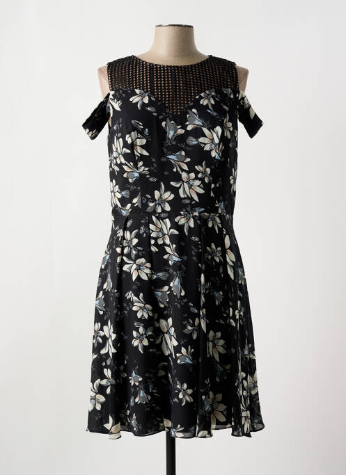 Robe mi-longue noir PAUL BRIAL pour femme