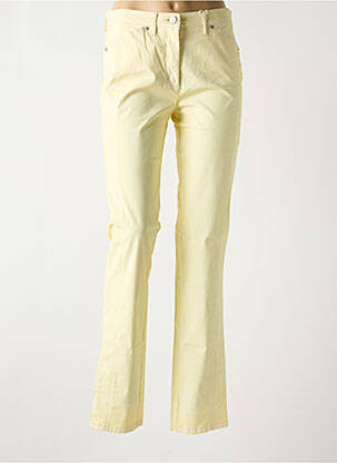 Pantalon slim taille basse taille basse jaune TONI femme