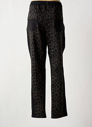 Pantalon slim taille élastique marron MERI & ESCA femme
