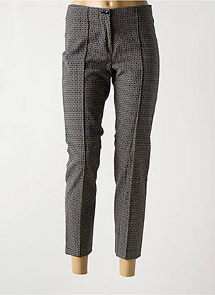 Pantalon 7/8 fermeture zippée sous rabat boutonné noir ATELIER GARDEUR femme