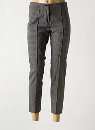 Pantalon 7/8 fermeture zippée sous rabat boutonné noir ATELIER GARDEUR femme