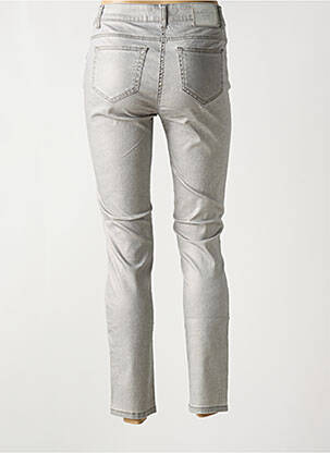 Pantalon slim poches gris LAUREN VIDAL femme