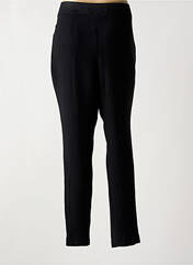 Pantalon droit noir LAUREN VIDAL pour femme seconde vue