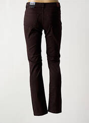 Pantalon slim marron TONI pour femme seconde vue