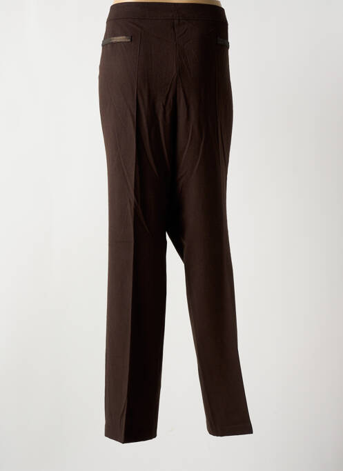 Pantalon droit marron JEAN GABRIEL pour femme