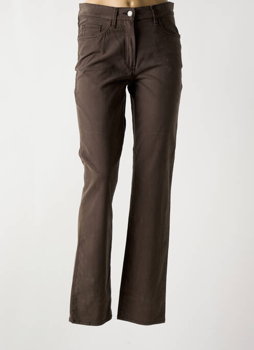 Pantalon slim gris ATELIER GARDEUR pour femme