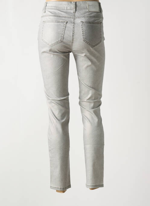 Pantalon slim gris LAUREN VIDAL pour femme