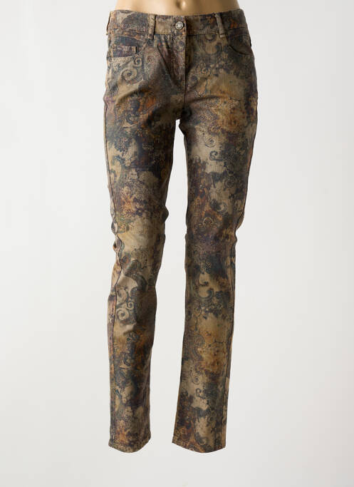 Pantalon slim marron ATELIER GARDEUR pour femme
