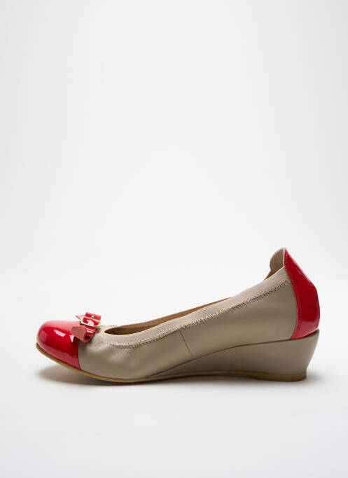 Ballerines rouge ARIMA pour femme