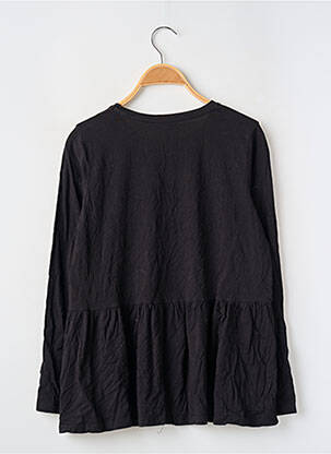 T-shirt manches longues manches longues noir NEW LOOK femme