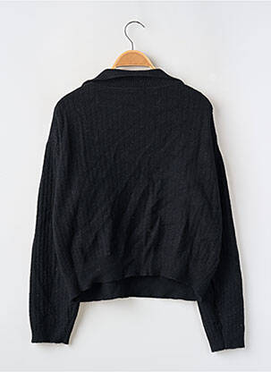 Pull resserrée sur le bas manches longues noir SANS MARQUE femme