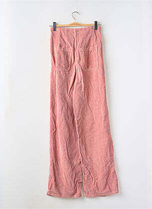 Pantalon large taille à pinces taille haute rose URBAN OUTFITTERS femme