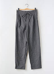 Pantalon droit stretch taille haute gris MANGO femme