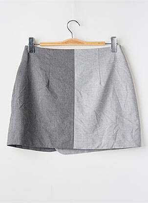 Jupe courte poches gris BOOHOO femme