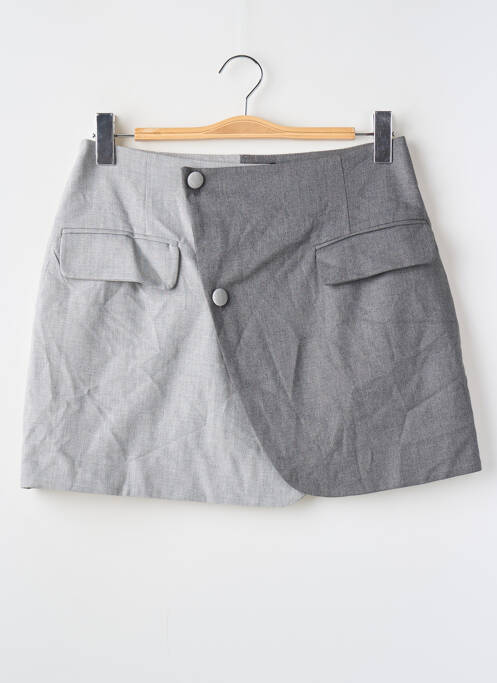 Jupe courte gris BOOHOO pour femme