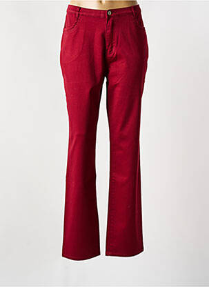Pantalon slim stretch taille normale rouge I.QUING femme