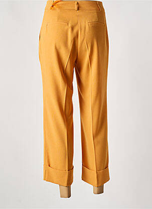 Pantalon 7/8 taille haute taille haute jaune LES ACOLYTES femme