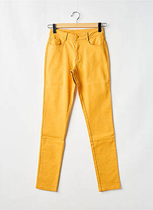 Jeans skinny taille haute taille haute jaune YOULINE femme