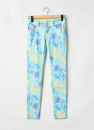 Jeans skinny stretch taille basse bleu PLACE DU JOUR femme