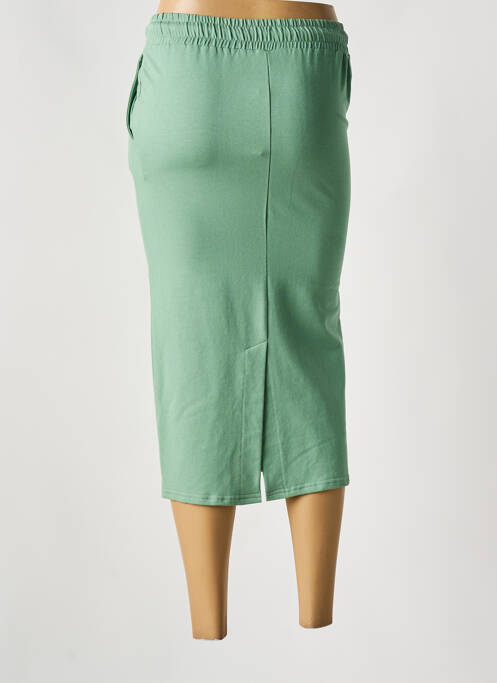 Jupe mi-longue vert VIE TA VIE pour femme