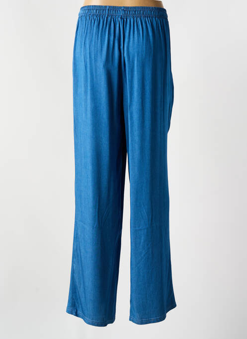Pantalon droit bleu UN TEMPS POUR ELLE pour femme
