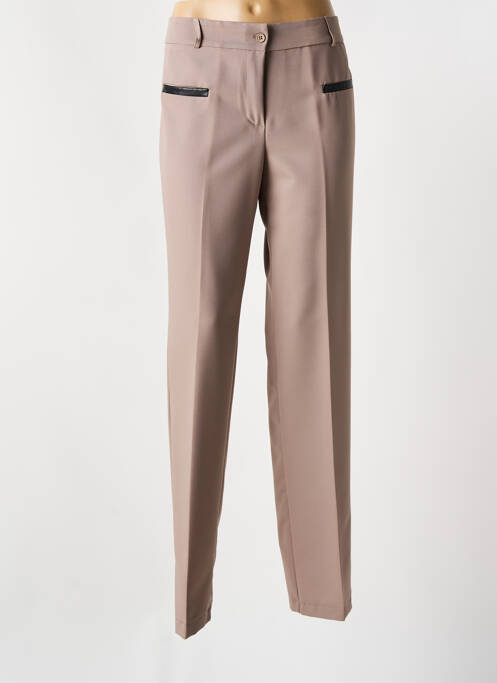 Pantalon slim beige JAD pour femme